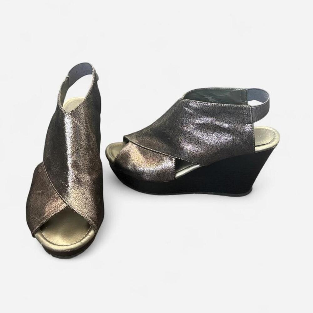 Kenneth Cole Reaction Pewter Wedges
